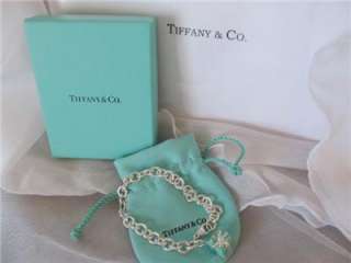 Tiffany & Co. Blue Box Charm Sterling Silver Bracelet  