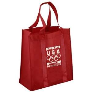 Team USA 2010 Vancouver Olympics Red Reusable Tote Bag  
