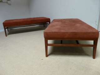 PAIR Contemporary BENCHES OTTOMANS MODERN STYLE Large Scale DECORATOR 