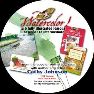 Cathy Johnsons Watercolor Workshop CD  NEW to   