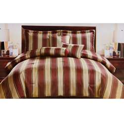 Sierra 7 piece Stripe Comforter Set  