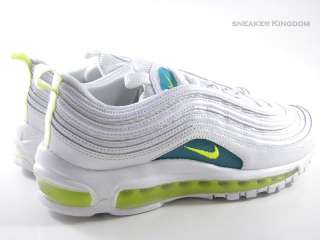 Nike Air Max 97 White/Turbo Green Running Women Wmns sz  