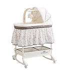   Adjustable Height Bassinet in Black Toile Pattern/Color Brand New