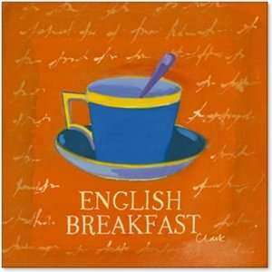  English Breakfast Finest LAMINATED Print Michael Clark 8x8 