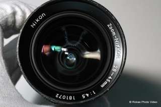 used Nikon zoom Nikkor 28 45mm f4.5 Ai lens