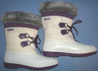 New WEATHER SPIRITS WATERPROOF SNOW BOOTS w/FAUX FUR TOPS Womens 9 