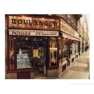 Boulangier Patissier Finest LAMINATED Print Zeny Cieslikowski 20x16