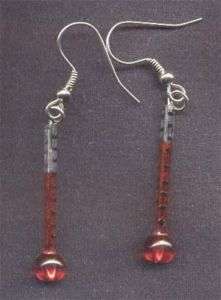 Funky THERMOMETER EARRINGS Nurse Medical Charms Jewelry  