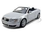   AUDI A4 CONVERTIBLE SILVER 118 DIECAST MODEL CAR BY MOTORMAX 73148