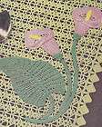 vintage crochet pattern doily calla lily motif applique returns 