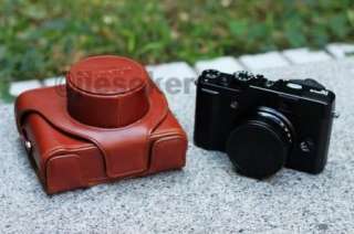 New design Leather Camera Bag Case For Fujifilm FUJI Finepix X10 LC 