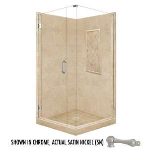  Bath P21 3627P SN 42L X 42W Supreme Shower Package with Satin 
