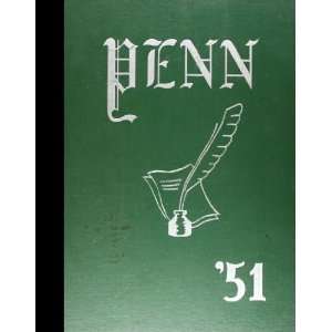  (Black & White Reprint) 1951 Yearbook Penn Township High 