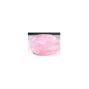  Faux Fur Round Pillow Color Pink Size Medium Kitchen 