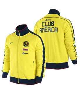   Club America DF LU Soccer Jacket 2010 2011 Brand New Yellow  