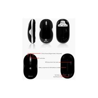    Macally Bluetooth Laser Mouse for Mac & PC (Black) Electronics