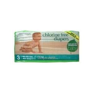  Diapers, Stage 3 (16 28 lbs), Chlorine Free, 40 ct 