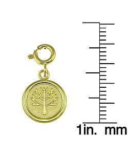 14k Yellow Gold Seven Wishes Long Life Charm  