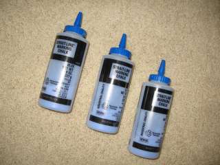 Strait Line Blue Marking Chalk #64901   8 oz.   3 Pack   Made in the 