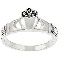 Sterling Silver Childs Claddagh Ring  