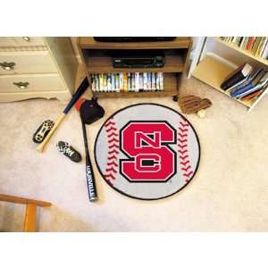 BSS   North Carolina State Wolfpack NCAA Baseball Round Floor Mat (29 