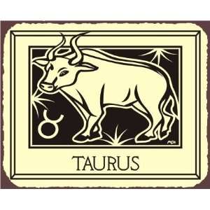  Taurus Zodiac Astrology Vintage Metal Art Retro Tin Sign 
