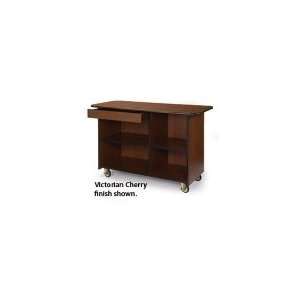 Lakeside 68110   57.5 in Wood Composite Service Cart w/ 2 Compartments 