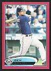 2012 topps sp red ben zobrist tampa bay rays cheap