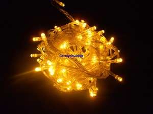 10M 100 LED Warm White String Party Christmas light  