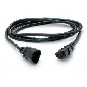   C13. 6FT STANDARD PC MONITOR POWER EXTENSION CORD C14 TO C13 M/F