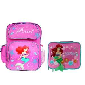  Disney Princess Ariel Mermaid Large Backpack Bag Tote 16 