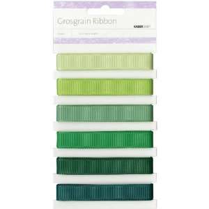  Grosgrain Monochromatic Ribbon 6 Colors, 1.09yd (1 Meter 