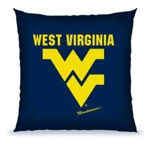  NCAA Sports 18 Toss Pillow West Virginia Mountaineers 