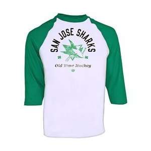 Day San Jose Sharks Long Sleeve Kinsale Raglan T Shirt   San Jose 