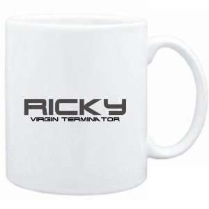  Mug White  Ricky virgin terminator  Male Names Sports 