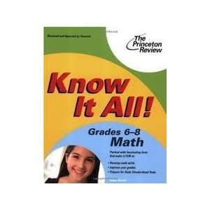  Know It All Grades6 8 Math byReview Review Books