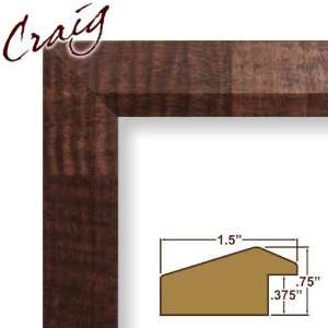 4x6 Custom Picture Frame / Poster Frame 1.5 Wide Complete Walnut 