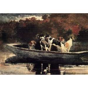 Art, Oil painting reproduction size 24x36 Inch, painting name Dogs 