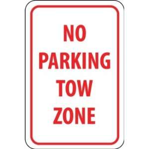  No Parking Tow Zone 18x12 (.040 Aluminum)