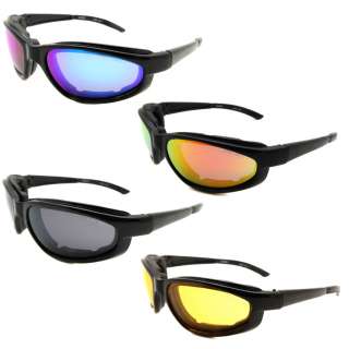 Skiing / Snowboarding Foam Padded Wind Resistant Sunglasses   Assorted 
