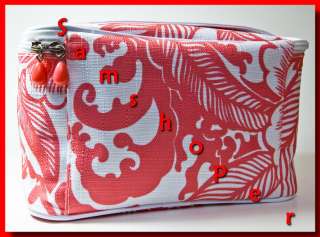 Clinique Pink Floral Cosmetic Bag Set by Milly