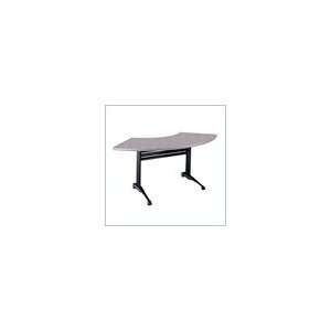 34 Inch Adjustable Crescent Table   Mayline Office Furniture   TT60CA