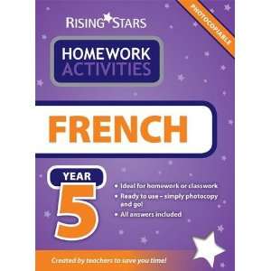  RS Homework Activites French Year 5 (RS Homework Activities 