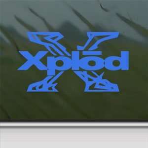 Sony Explod Audio AMPS Blue Decal Truck Window Blue 