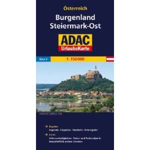  ADAC UrlaubsKarte Österreich Blatt 2 Burgenland 