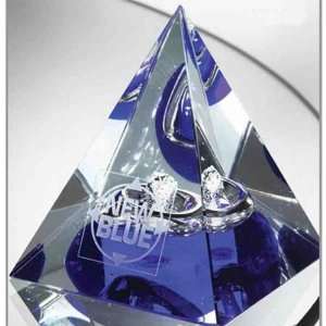 Pharaoh   Art glass award featuring luminescent materials which glow 