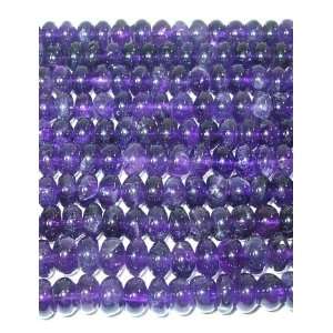  B+ Grade Amethyst Rondelle Beads Arts, Crafts & Sewing