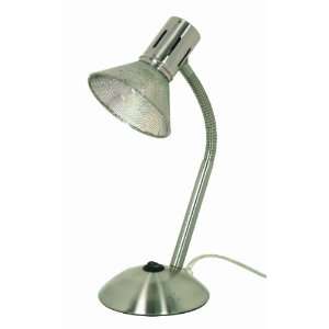   60/862 Small Goose Neck Desk Lamp, Brushed Nickel
