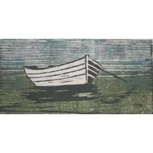  Wood Block, 20th Century Noted New England Impressionist 