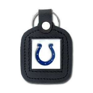 Square Leather Key Ring   Indianapolis Colts  Sports 